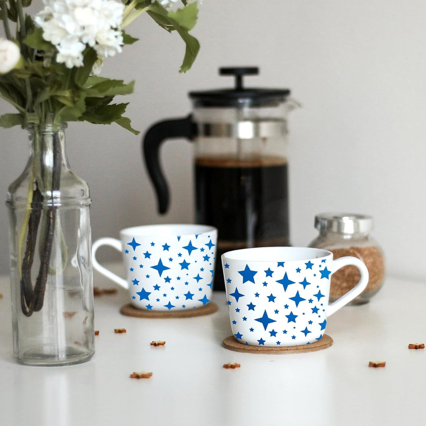 Ant Smart Adhesive Permanent Vinyl Compatible with Cricut Explore and Maker Series Without Cutting Mats, Create DIY Projects, Decals, Stickers & More (Blue, 13inchx10ft)