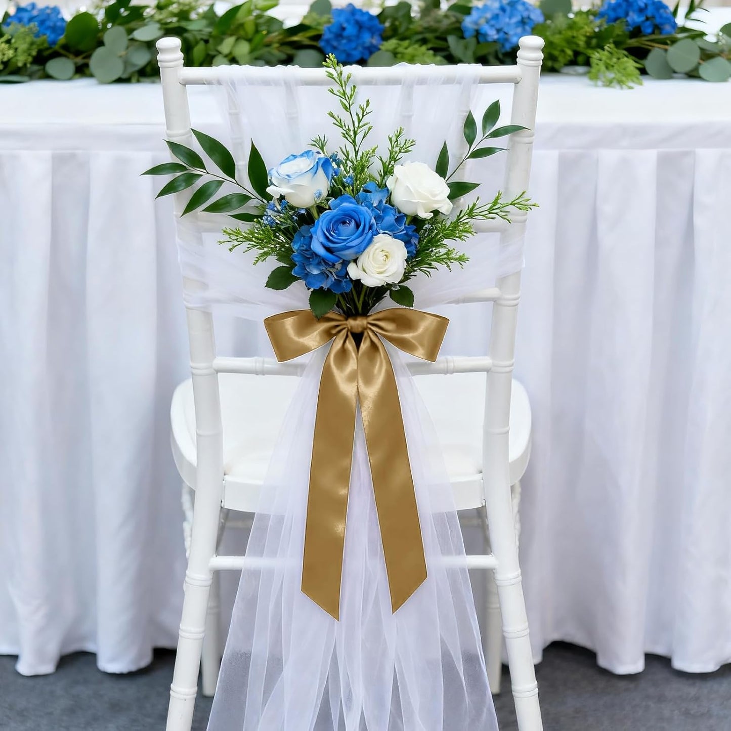 1-1/2 Inch 100 Yards Satin Ribbon Champagne Gold, Solid Color Fabric Ribbon for Gift Wrapping, Wedding, Polyester Gift Ribbon for Birthday Party Decoration, Craft, Hair, Floral, Sewing