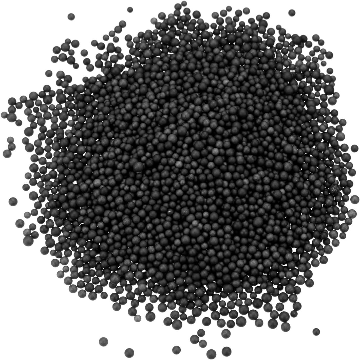 MECCANIXITY Foam Beads Foam Balls 2-3mm for Wedding and Party Decorations, Tiny Packing Balls, Arts DIY Crafts Supplies (Black,1 Pack Approx 8000pcs)