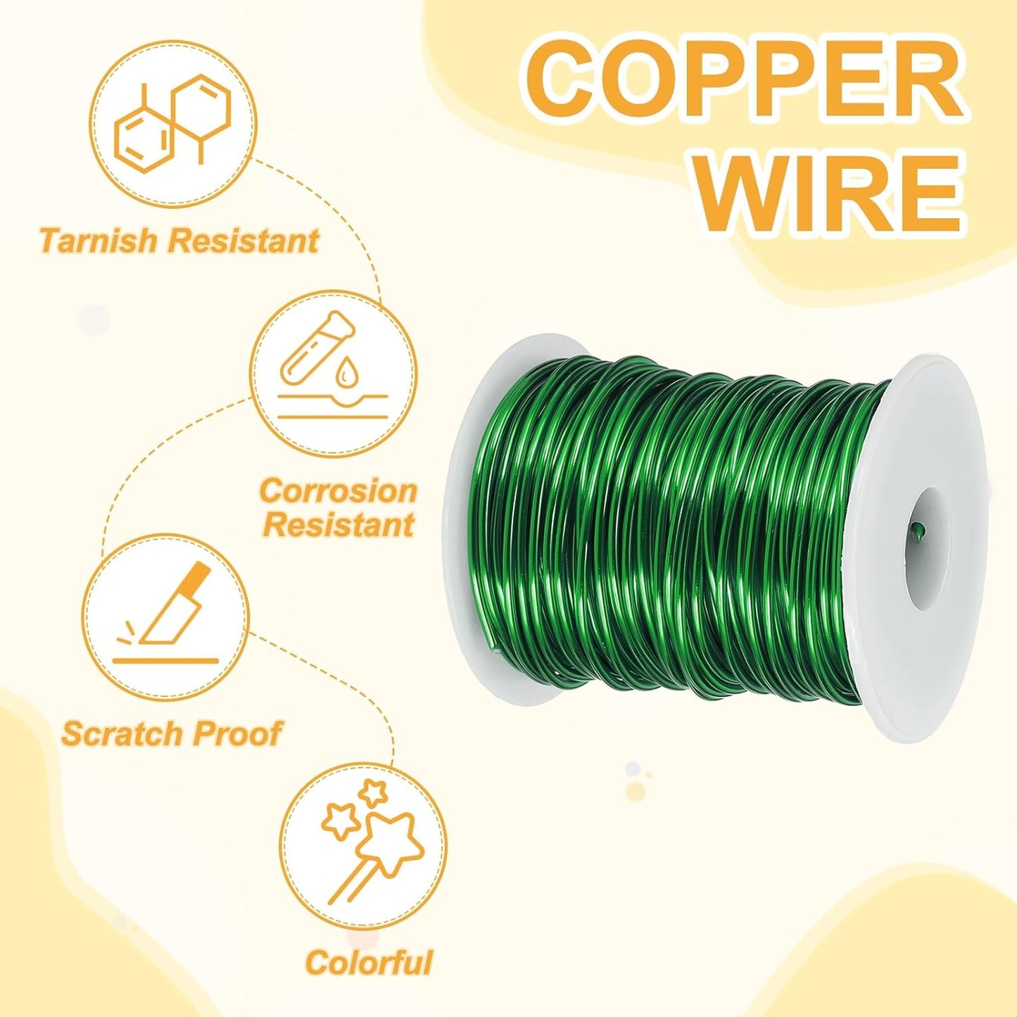 uxcell 12 Gauge / 2mm Anodized Aluminum Wire for Jewelry Craft Making, 102 Feet Bendable Flexible Wire for DIY Home Decor Gardening Sculpture, Green
