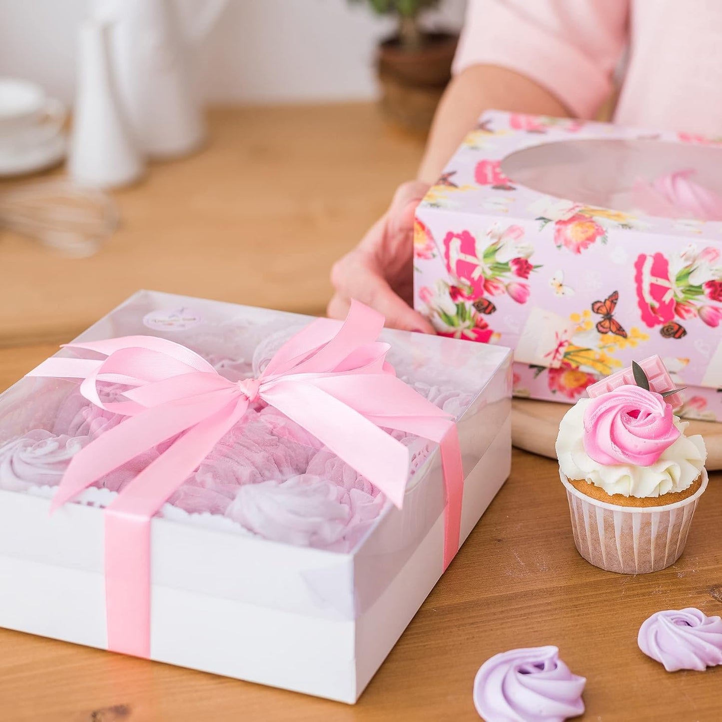 LIUYAXI Pink Satin Ribbon, Double Faced 5/8" X Continuous 25 Yards Ribbons Perfect for Gift Wrapping Bows Bouquet Wedding Craft and More