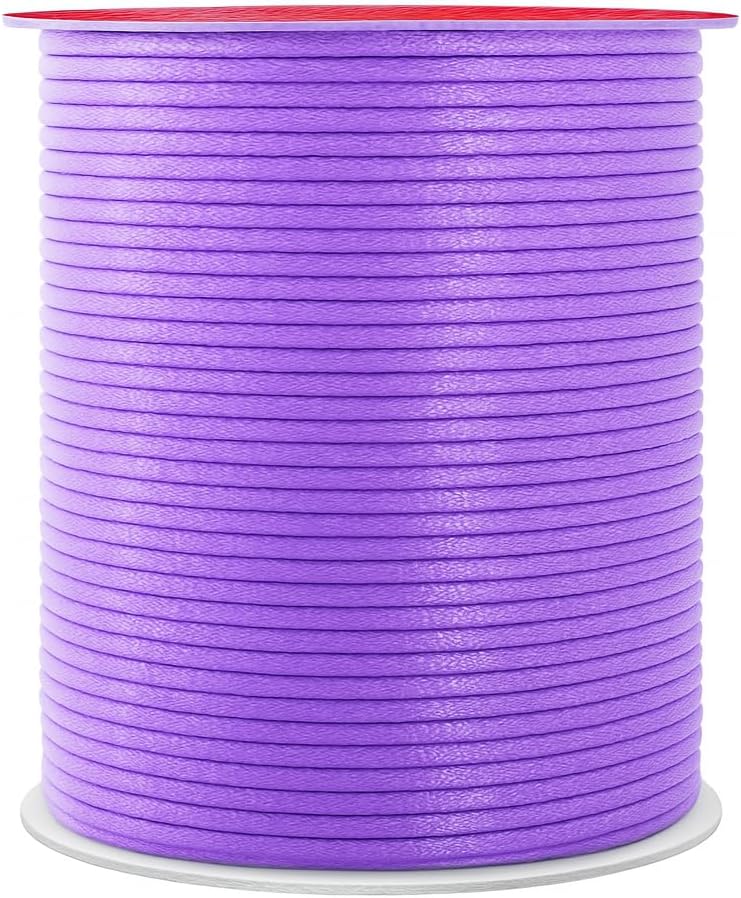 Mandala Crafts 2mm 109 Yards Lavender Cotton Waxed Cord for Jewelry Making Bracelet Cord Waxed String - Beading String Thread Jewelry Cords for Necklaces String