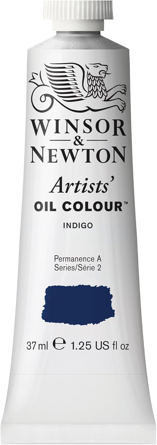 Winsor & Newton Artists' Oil Color, 37ml (1.25 oz) Tube, Indigo