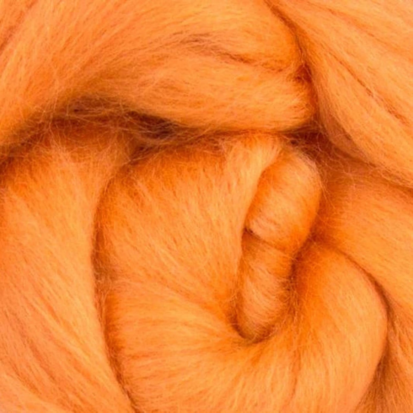 Revolution Fibers Merino Wool Roving | Premium Combed Wool Top | 22 Micron, Perfect for Felting Projects, Spinning, Wall Hangings and Tapestry (Peach)