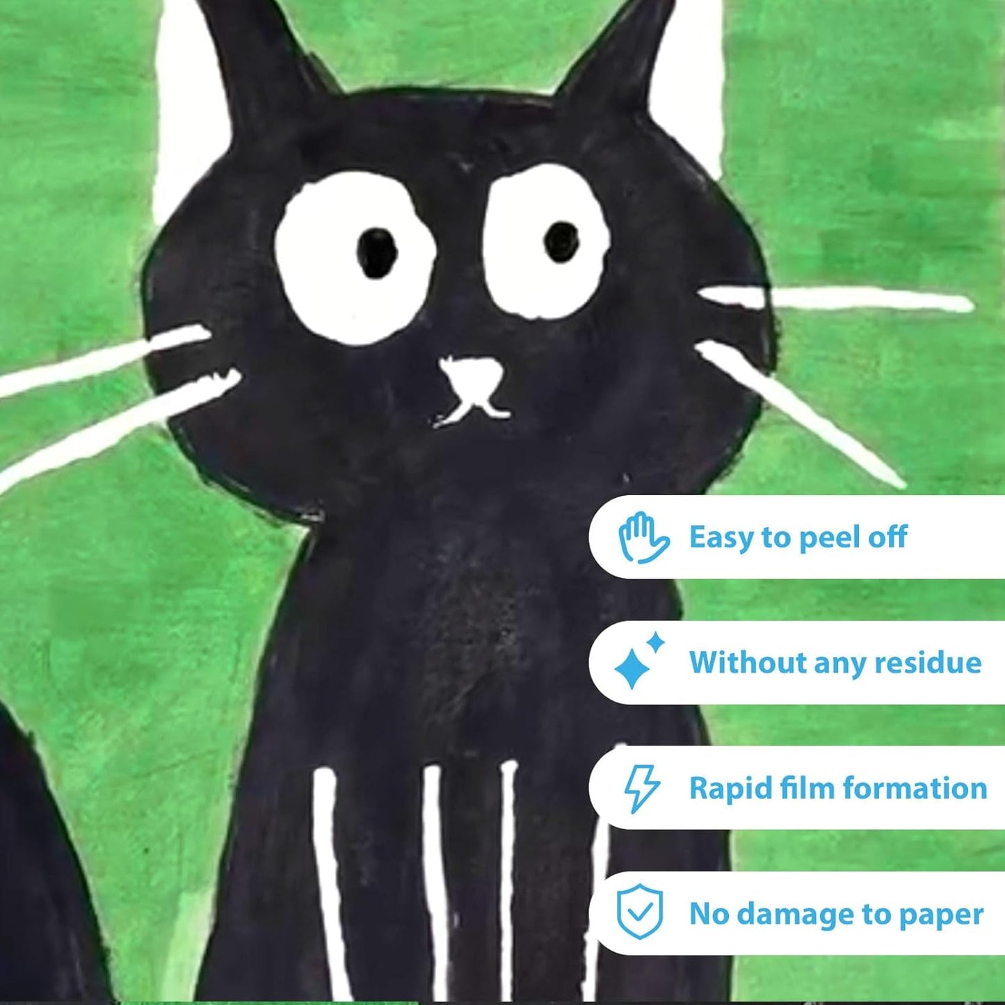 60ml Blue Masking Fluid for Watercolor Painting,Quick-Drying and Easy to Tear,No Residue,Suitable for Watercolor Painting to Prevent Accidental Staining,and Liquid Masking for Art Projects