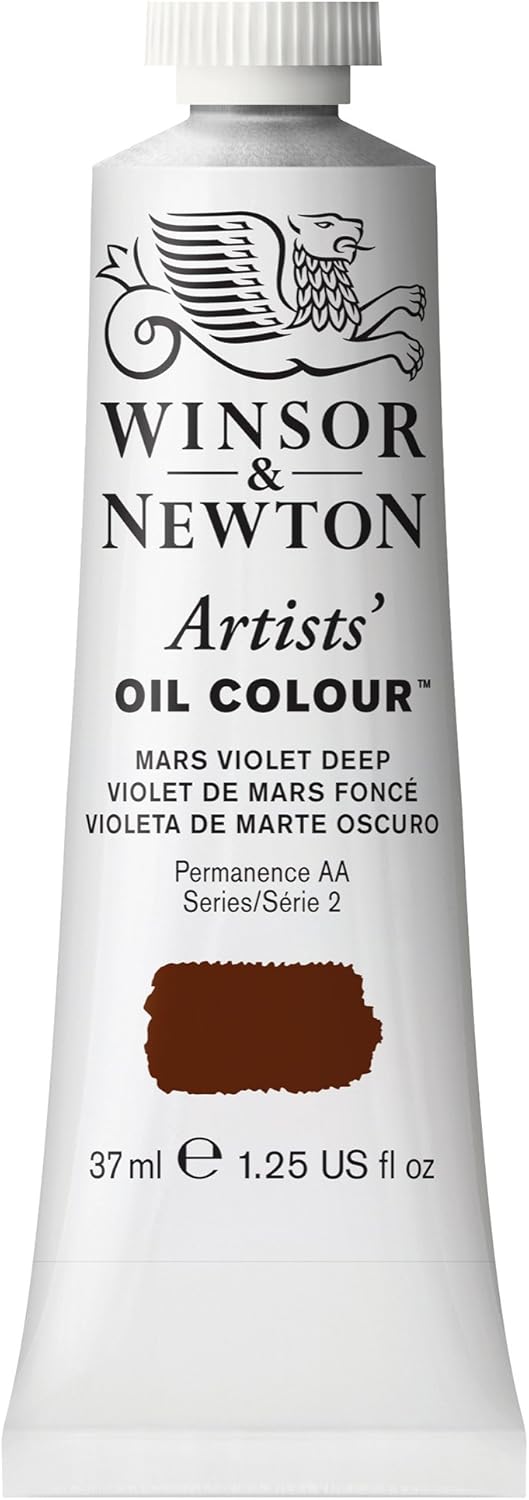 Winsor & Newton Artists' Oil Color, 37ml (1.25 oz) Tube, Mars Violet Deep