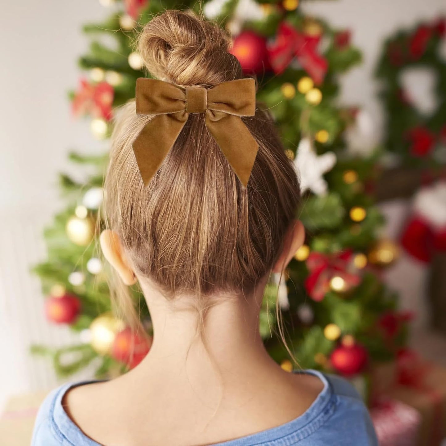 15 Yards Velvet Ribbon 1 Inch Single Face Brown Velvet Ribbon Spool Prefect for Wedding, Ribbons for Gift Wrapping, Vintage Christmas Decor Tree Ornaments Wreath Hair Bows, Ribbons for Crafts