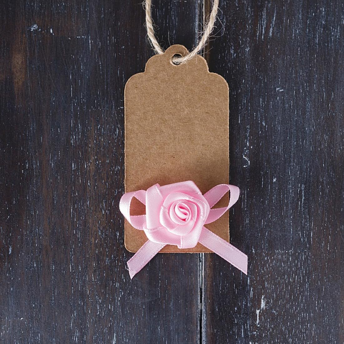 5/8" Width x 100 Yards Satin Ribbon, Pink Ribbon Perfect for DIY Craft, Bows, Gift Wrapping, Flower Bouquet, Valentine's Day, Christmas and Party Decoration