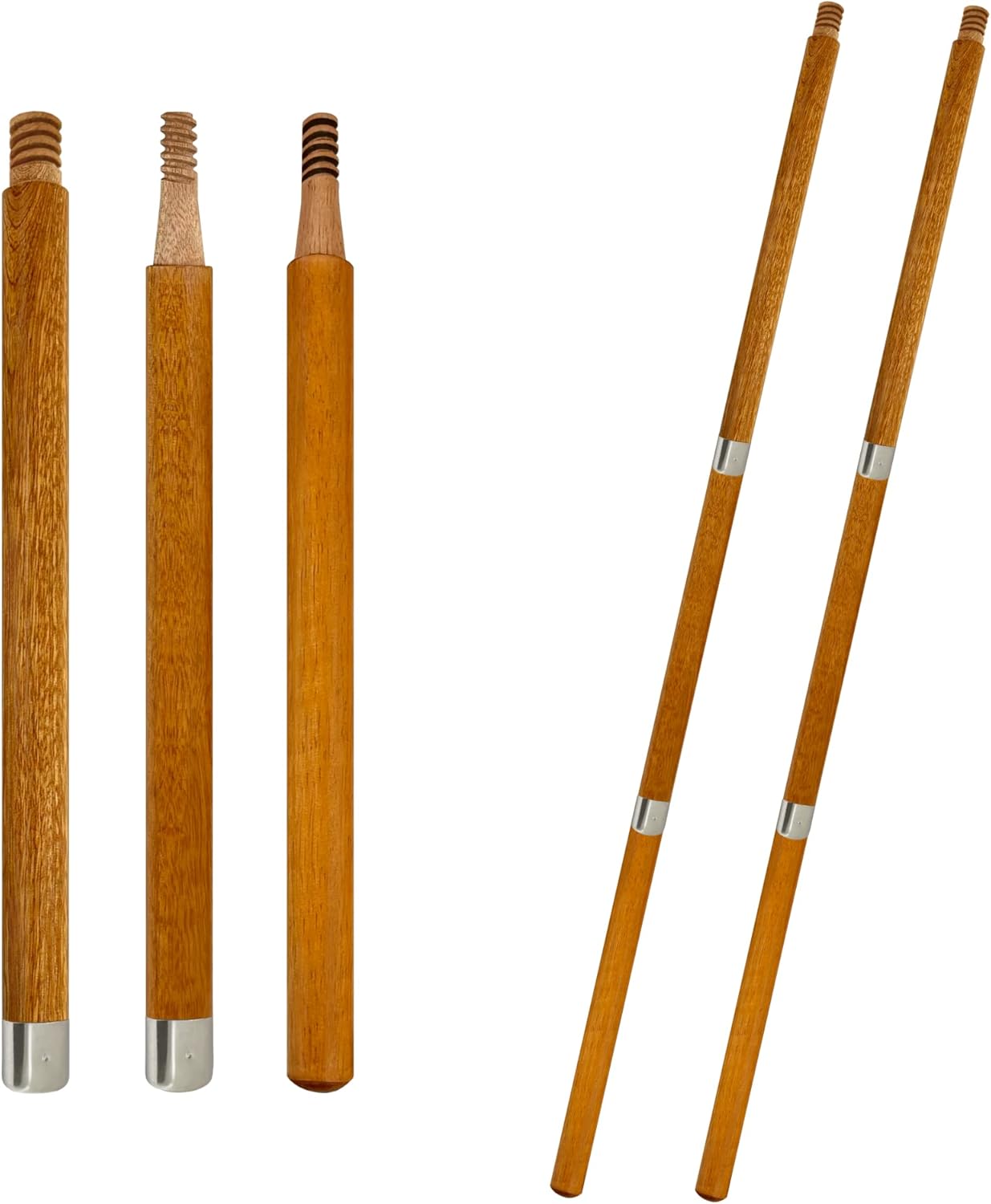 3PC Paint Roller Extension Pole 42" Extendable Pole Pack of 2 Paint Brush Extender by ILOT