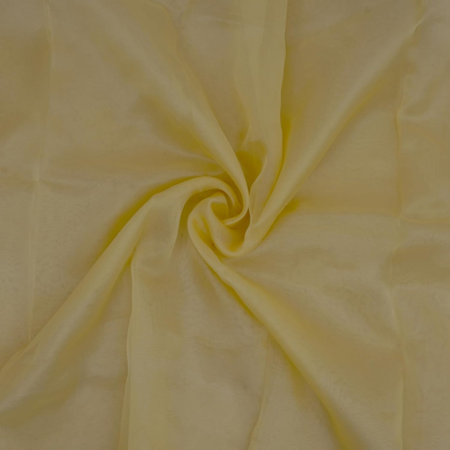Organza Fabric 5 Yard Bridal Solid Sheer Organza Fabric Bolt for Wedding Dress, Fashion, Crafts, Decorations Silky Shiny Organza 44" - (5 Yard, Champagne)