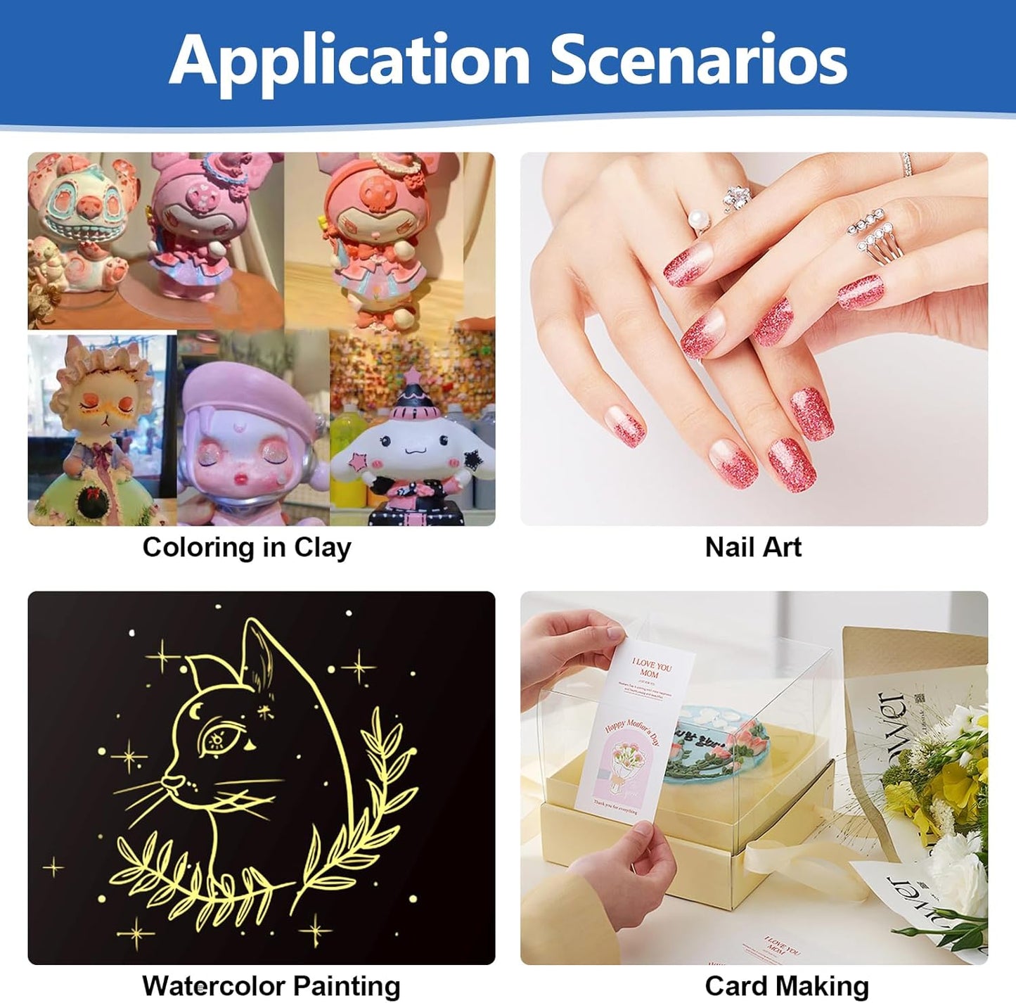 Mini Glitter Watercolor Paint Set with Paper, 36 Colors Shimmer Metallic Watercolour Painting Sets, Solid Pearl Water Color Paints for Adult, Kids, 1ml Trial Package(3ml 36 Colors)