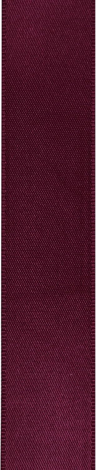 LIUYAXI Burgundy Stain Ribbon, 2" X Continuous 50 Yards, Double Faced Fabric Ribbon Use for Bows Bouquet,Christmas Gift Wrapping,Floral Arrangement