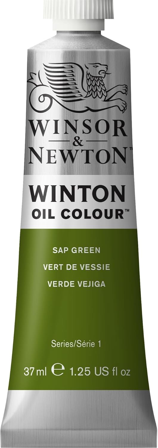Winsor & Newton Winton Oil Color, 37ml (1.25-oz) Tube, Sap Green