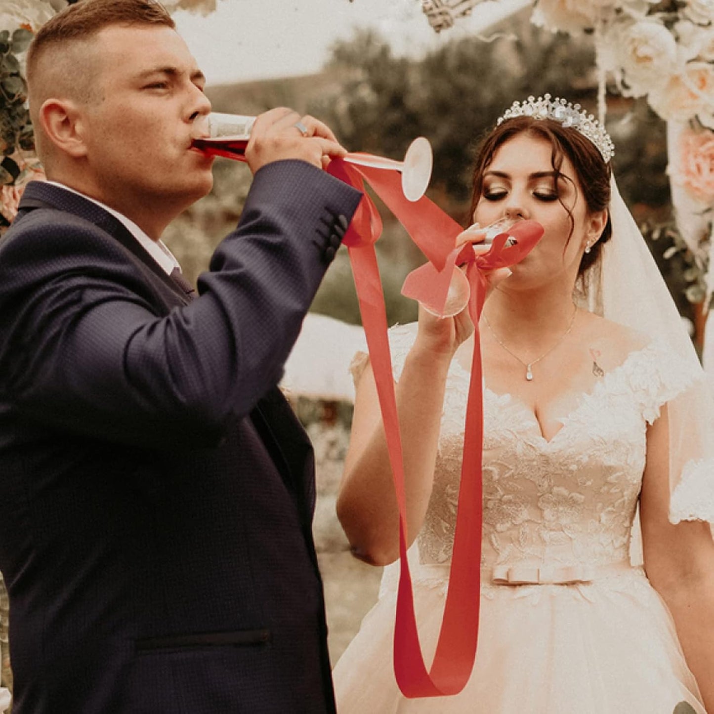 Humphrey's Craft 3 Inch Watermelon Double Faced Satin Ribbon - 5 Yards Variety of Color for Crafts Gift Wrapping Cutting Ceremony Decoration Sewing Christmas Tree Wedding and Dining Tables.