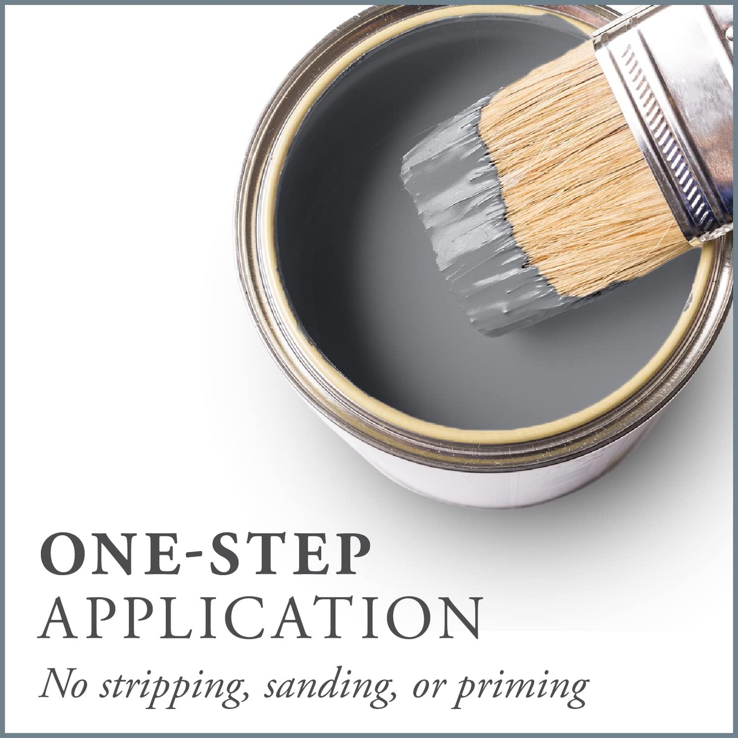 AMY HOWARD AT HOME Chalk-Based One Step Paint for Furniture, Cabinetry, Decor, Finish, and More | No Stripping, Sanding, or Priming | Light Base | 32 Ounce | Atelier