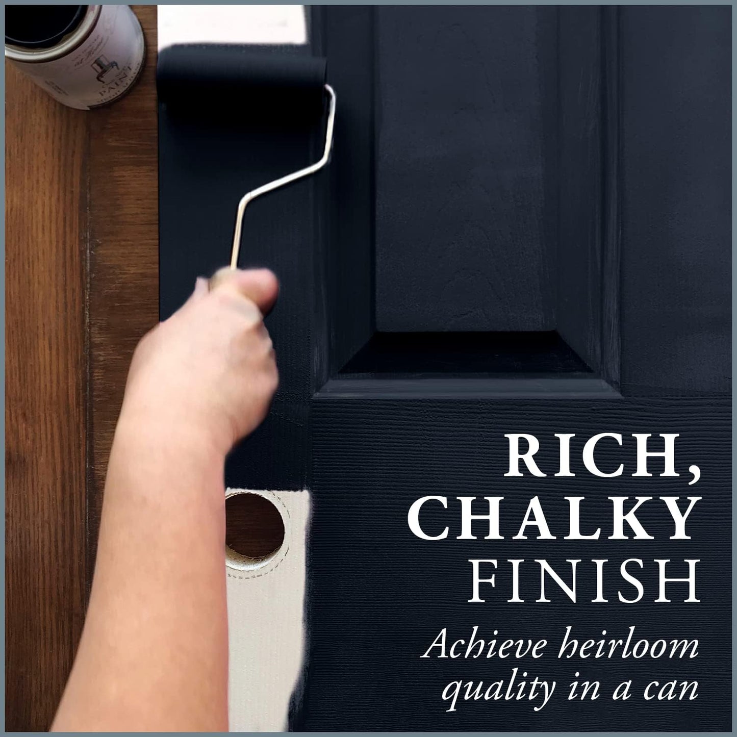 AMY HOWARD AT HOME Chalk-Based One Step Paint for Furniture, Cabinetry, Decor, Finish, and More | No Stripping, Sanding, or Priming | Dark Base | 16 Ounce | Midnight Dreams