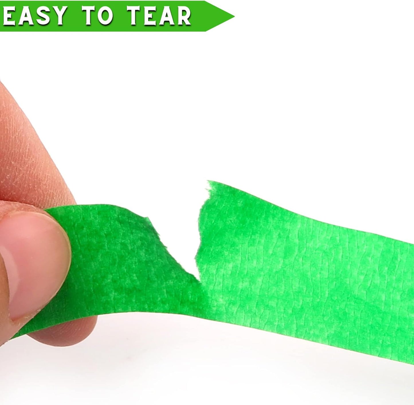 5 Rolls Pinstripe Tape - Masking Tape 1/16", 1/8", 1/4", 1/2", 3/4" - Thin Painters Masking Automotive Tape for DIY, Car, Auto, Paint, Art, Tumblers (Green)