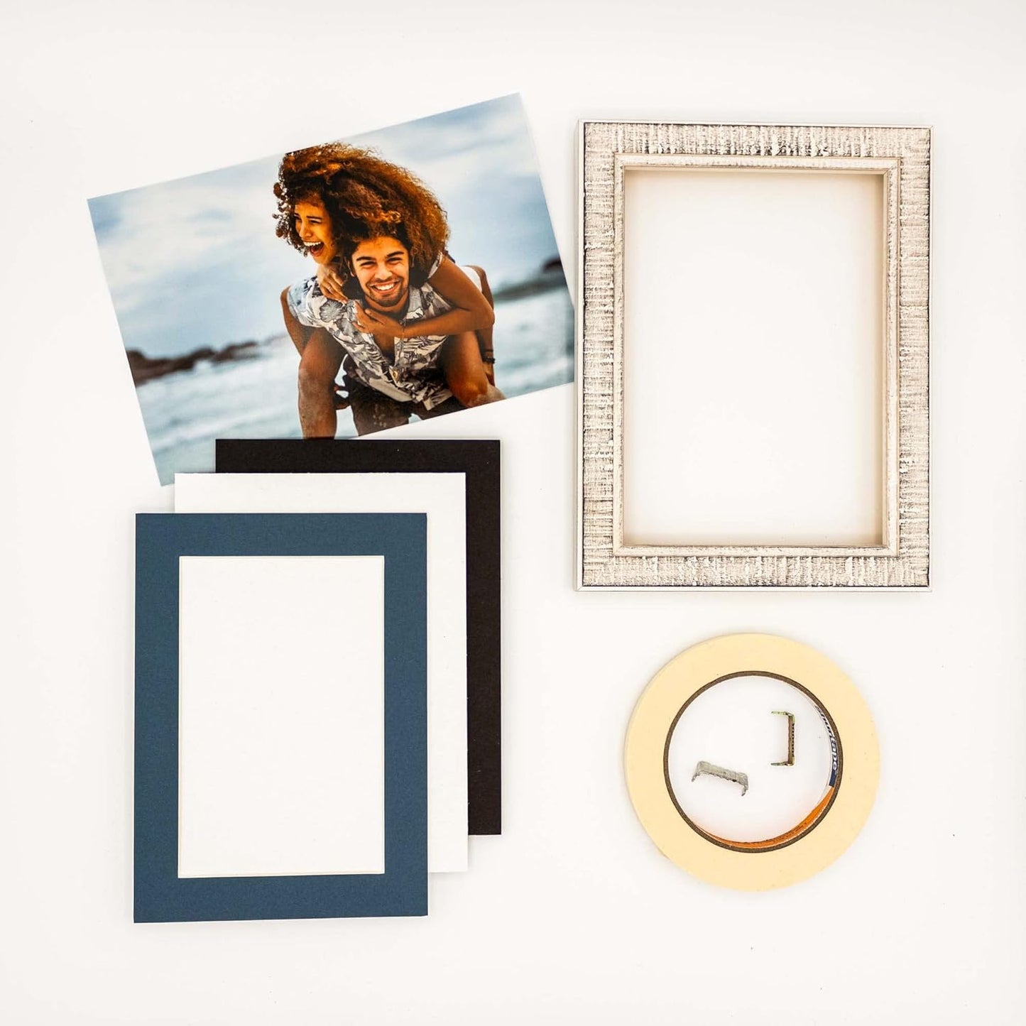 11x14 Mat for 8.5x11 Photo - Precut Steel Blue Picture Matboard for Frames Measuring 11 x 14 Inches - Bevel Cut Matte to Display Art Measuring 8.5 x 11 Inches - Acid Free Pack of 25 MATS