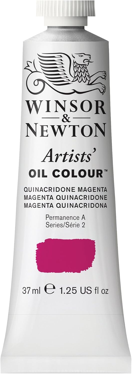 Winsor & Newton Artists' Oil Color, 37ml (1.25 oz) Tube, Quinacridone Magenta