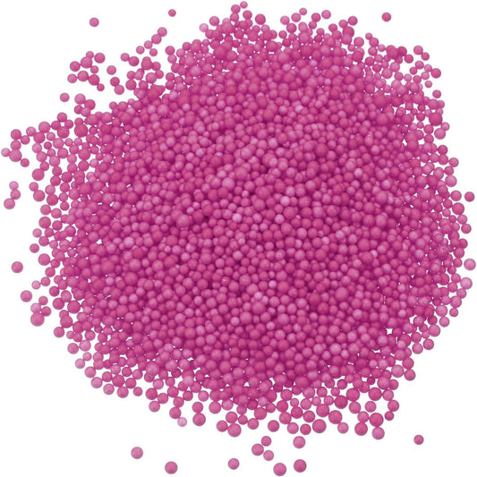 MECCANIXITY Foam Beads Foam Balls 2-3mm for Wedding and Party Decorations, Tiny Packing Balls, Arts DIY Crafts Supplies (Rose Red,1 Pack Approx 8000pcs)