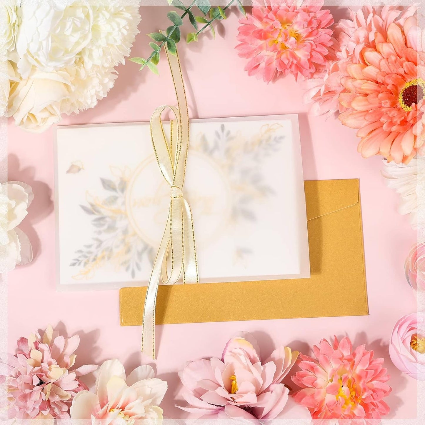 130 Pcs Vellum Translucent Paper 8.5 x 11 inches Tracing Vellum Invitation Paper for Vintage Greeting Card Overlays, Lanterns, Envelope Sketching Crafting Scrapbooking, Journaling (93gsm/63lb)