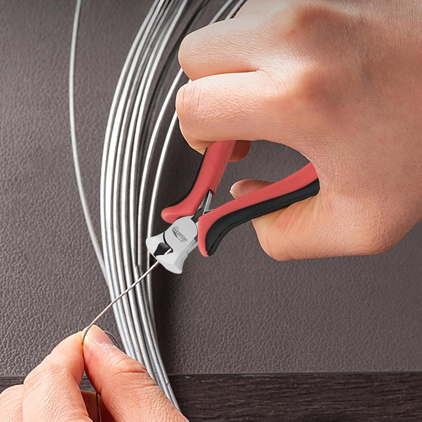 End Cutting Pliers 4"-5 Pack End Cutting Pliers for Jewelry Making with Spring Loaded for DIY, Craft, Repairing