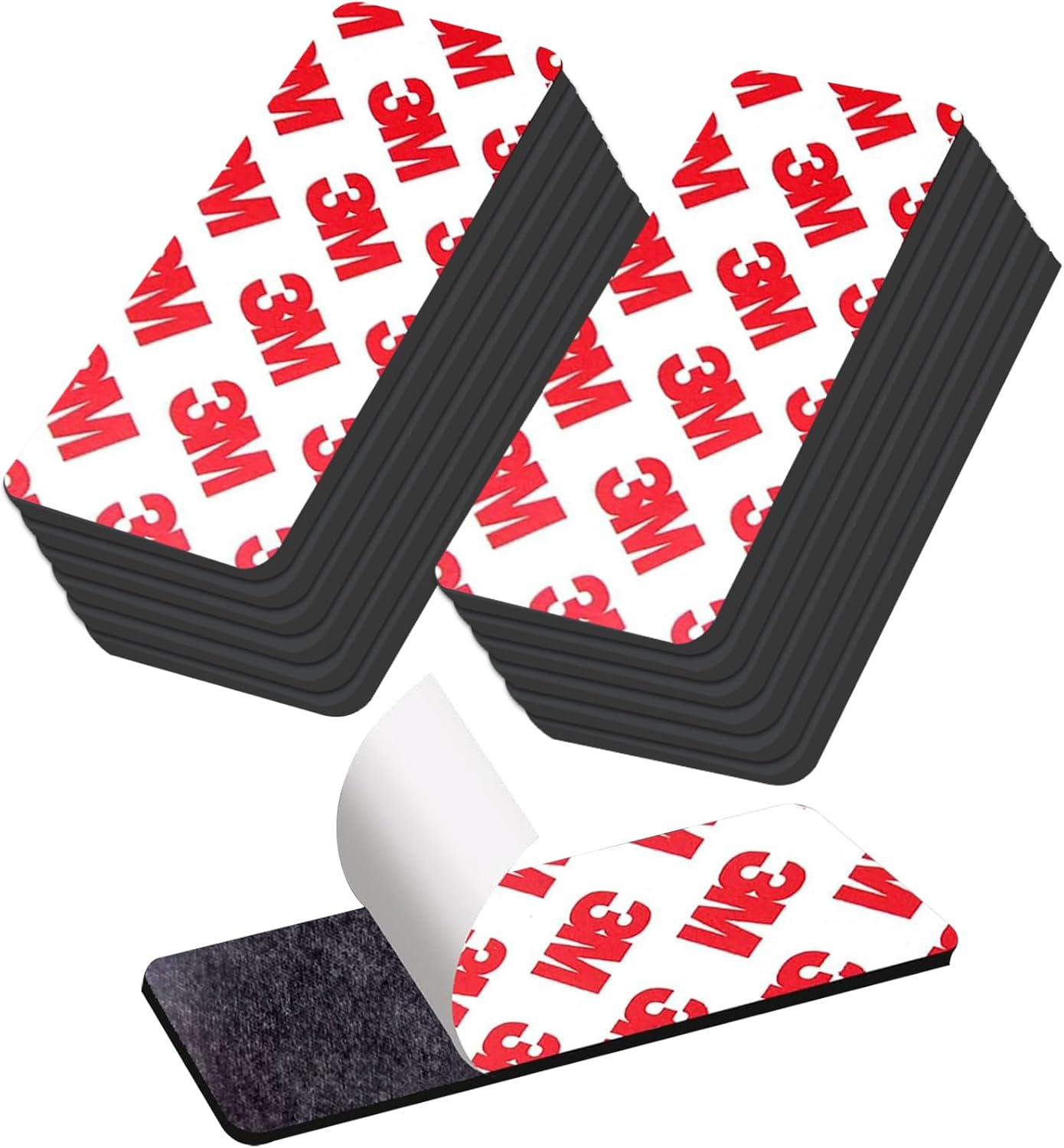 Thaibear Magnetic Strip, Flexible Magnetic Tape with Adhesive Backing (16 Pack, 3" x 1") Strong Adhesive Magnetic Strips for DIY, Crafts, Fridge - Sticky Magnet Tape Strip for Wall