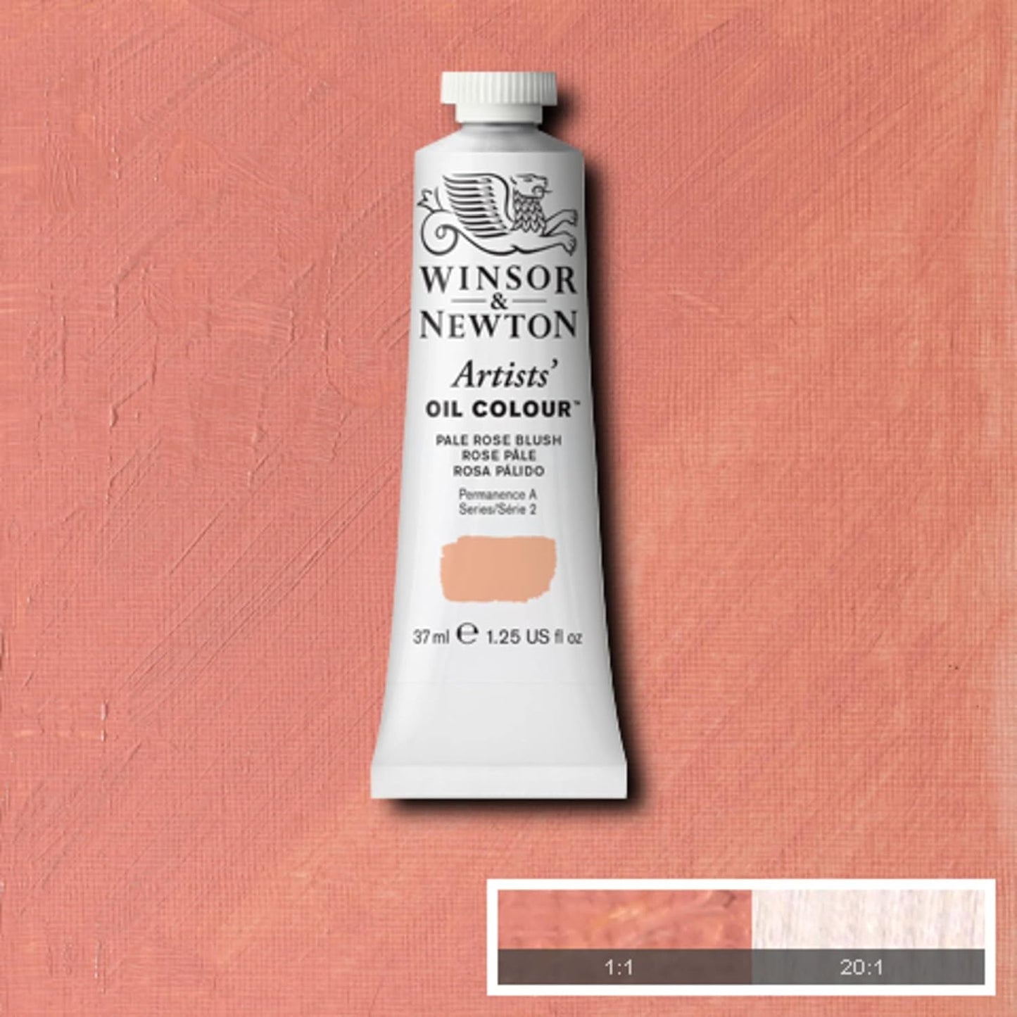 Winsor & Newton Artists' Oil Color, 37ml (1.25 oz) Tube, Pale Rose Blush