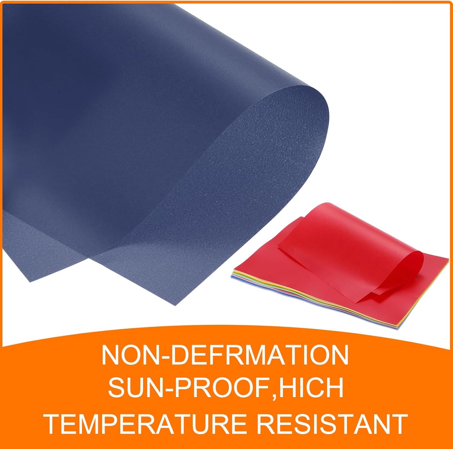 MECCANIXITY Colored Vellum Paper, 40 Sheet Deep Blue Transparency 8.3" x 5.9" Printable Vellum Paper, Translucent Vellum Sheets for Printing Wedding Invitations Ink Jet Laser Printer