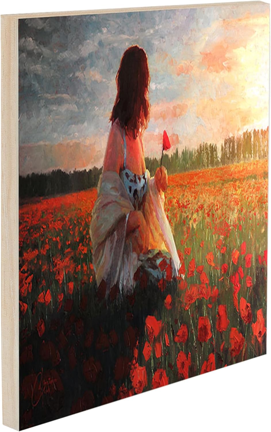 Da Vinci Pro Ultra Smooth Wood Canvas Gesso Board - 3/4" Deep, 6x8 in Single White Acrylic Polymer Gesso Panels for Painting Fine Portraits and Ultra Fine Detail Illustrations and Artwork