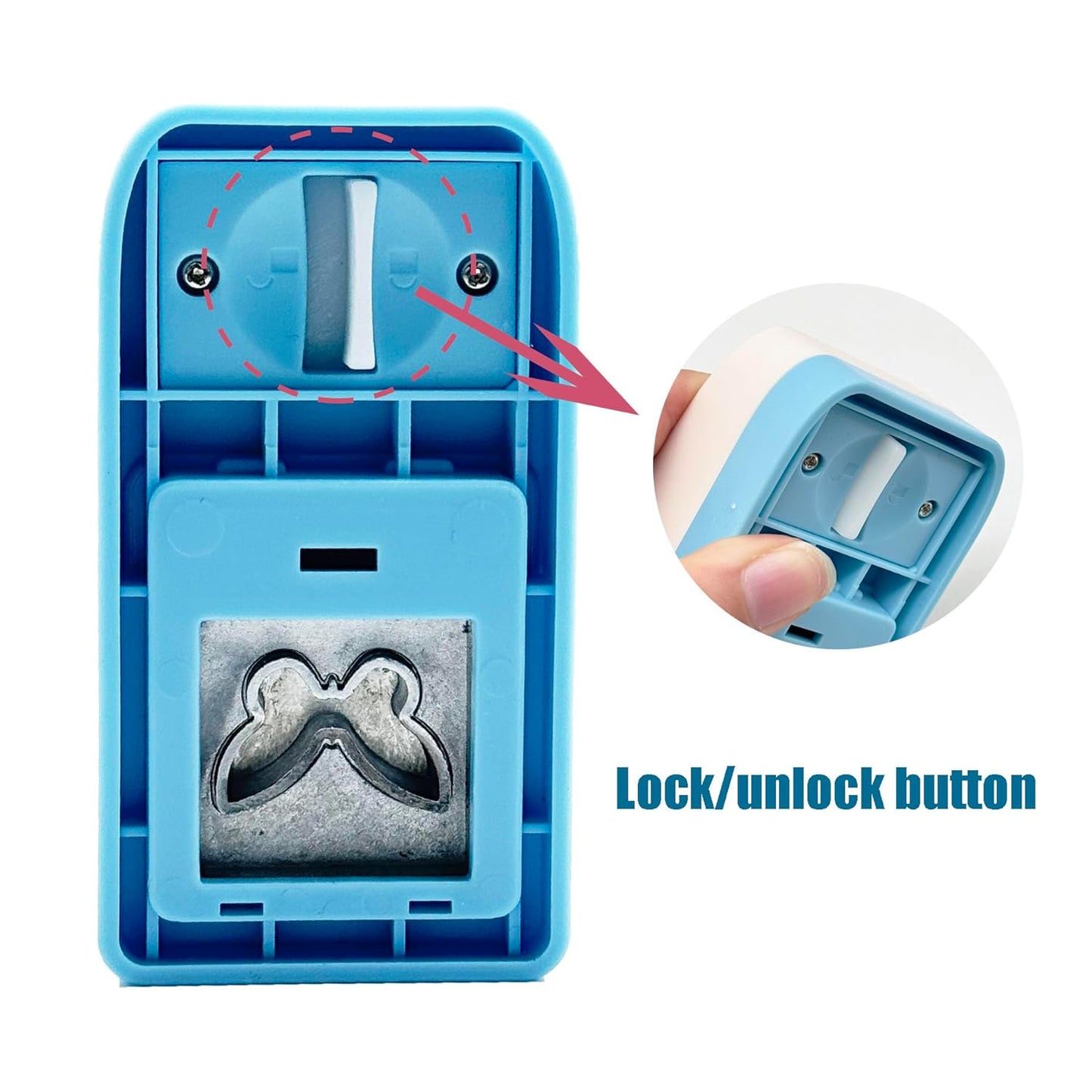 MIAO JIN Craft Punch - Hand Scrapbooking Edge Punch, DIY Art, Gift Cards, Wedding Cards, Decorations (Butterfly)