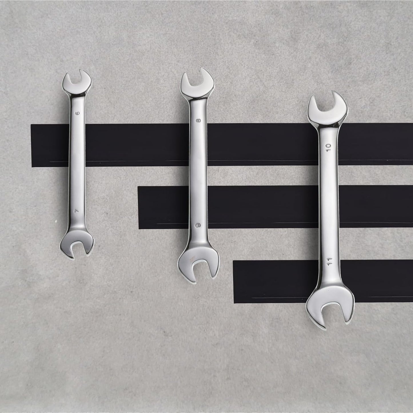 10 Pack Magnetic Tape with 3M Adhesive Backing, 12"L x 1"W Flexible Magnet Strips for DIY Crafting