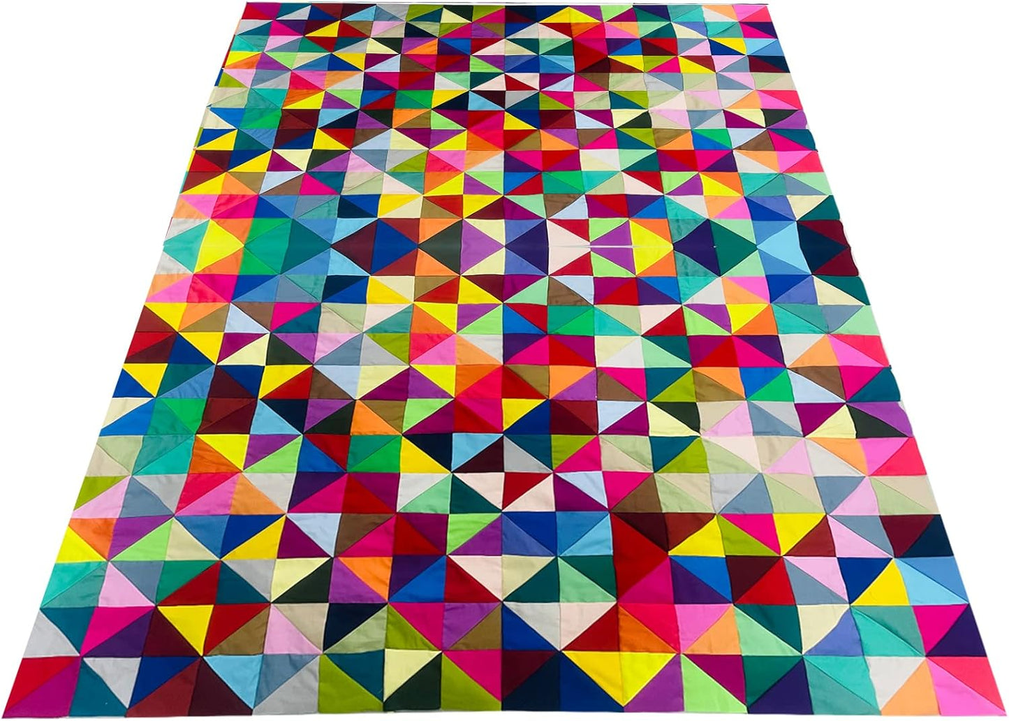 HANPATQUI 50PCS 8 x 8 inch Solid 100% Cotton Fat Quarters Fabric for Sewing and Quilting Bundles Precut Fabric Square for DIY Craft Patchwork