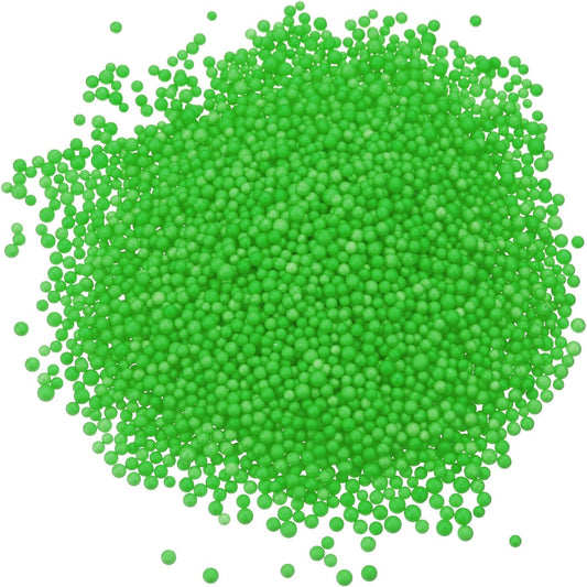 MECCANIXITY Foam Beads Foam Balls 2-3mm for Wedding and Party Decorations, Tiny Packing Balls, Arts DIY Crafts Supplies (Light Green,1 Pack Approx 8000pcs)
