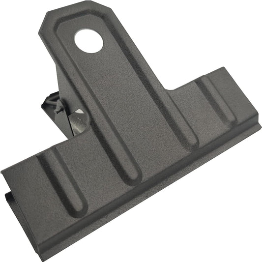 Locci Black Large Bull Clips, 10 Pack Extra Large Binder Clips 4.7 Inch (120 mm) for Home, Work, Art, Office and Kitchen