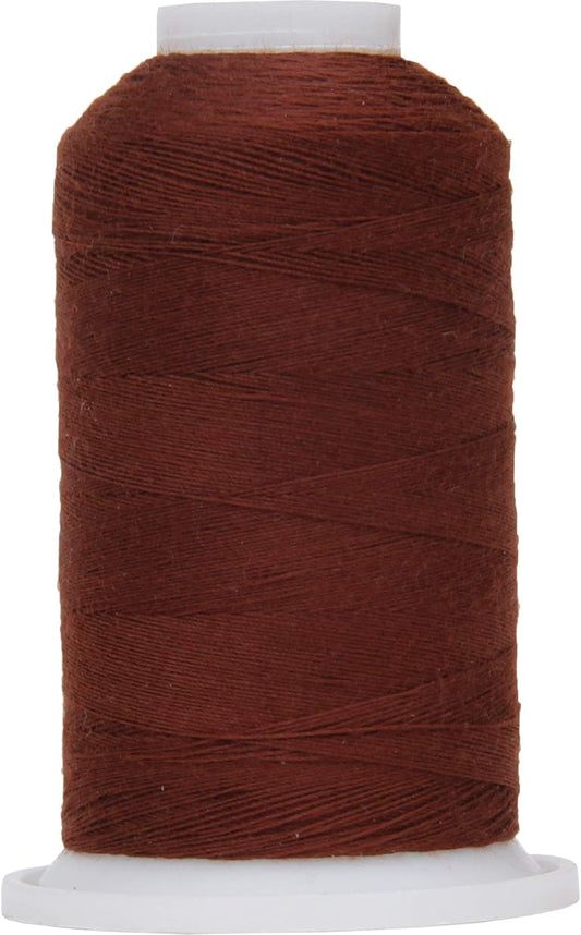 Threadart Polyester All-Purpose Sewing Thread - 600m - 50S/3 - Dark Brown