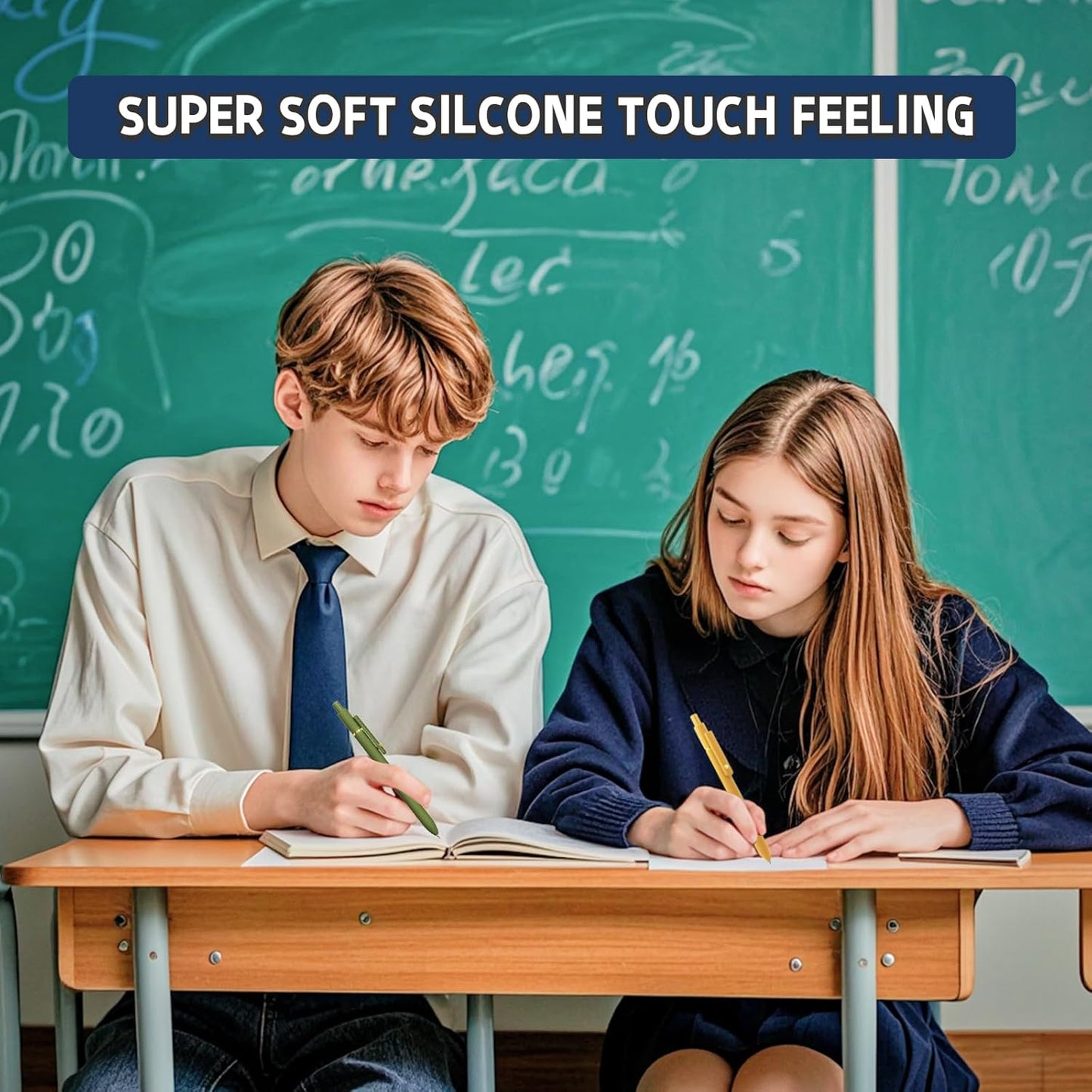 6 Pcs Gel Pens 0.5mm Quick Dry Black Ink Pens Fine Point Smooth Writing Pens, Cute Office and School Supplies Gifts for Women Teacher Students (6 Pcs Vintage Gold)