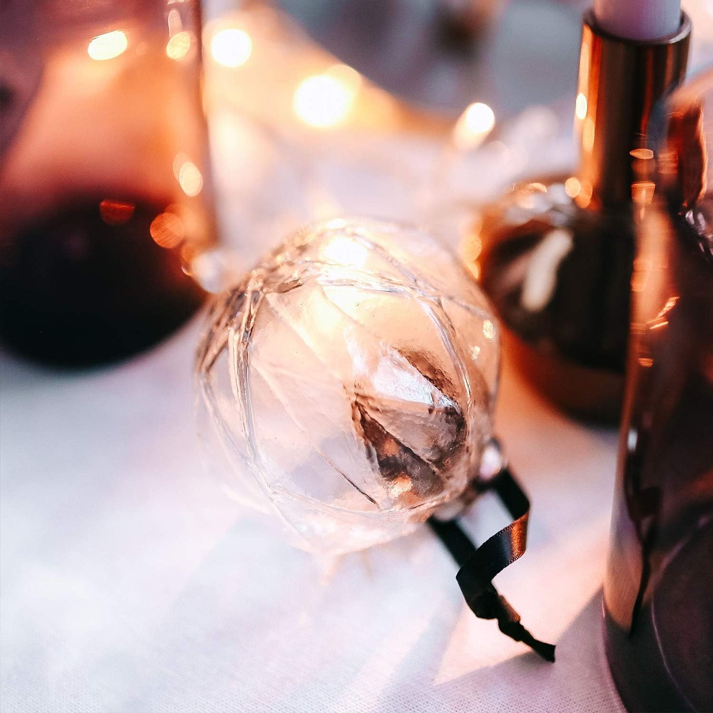 Humphrey's Craft 1/4 Inch Black Double Faced Satin Ribbon - 50 Yards Variety of Color for Crafts Gift Wrapping DIY Bows Bouquet Decoration Sewing Christmas Tree Wedding and Invitation Card.