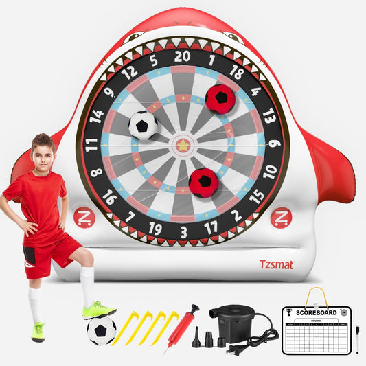 Inflatable Game Outdoor Giant Dartboard for Soccer Large Carnival Games Giant Outdoor Game-Fun Sports Games for Kids Adults, Backyard, Garden, Party, Summer Outdoor Play