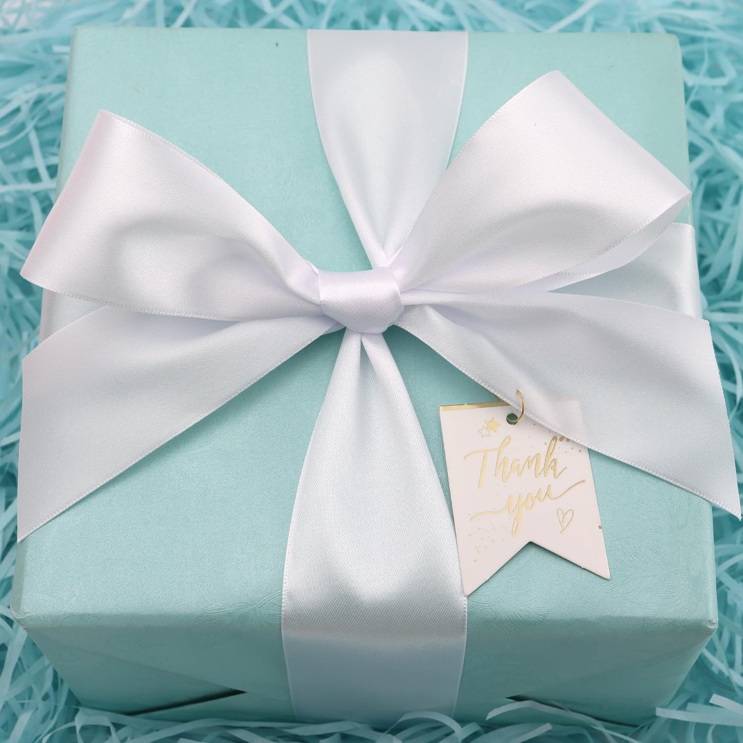 White Solid Satin Ribbon 2 Inch 25 Yards Solid Polyester Fabric Ribbon for Gift Wrapping Wedding Christmas Baby Shower Birthday Party Decoration Handmade Immortal Flower Craft