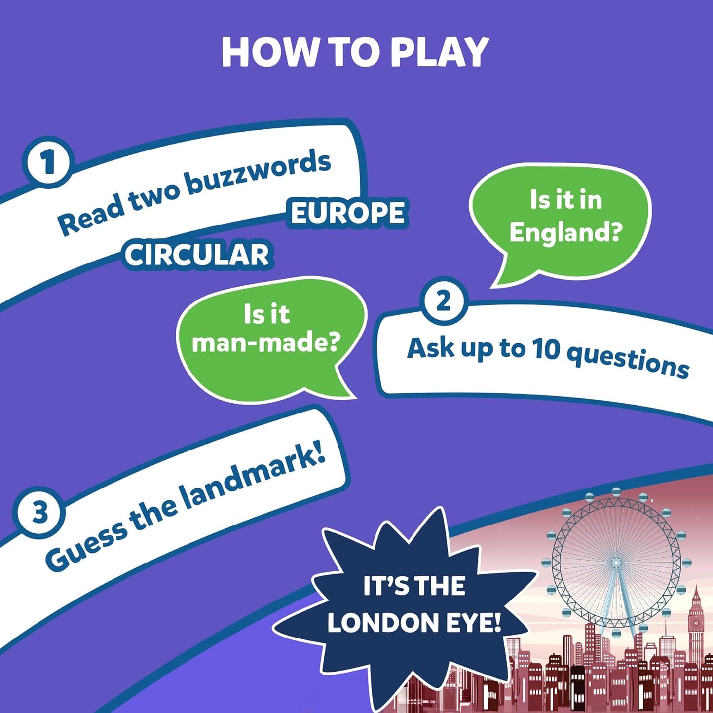 Skillmatics Guess in 10 Legendary Landmarks, Educational Travel Toys for Boys, Girls, and Kids Who Love Card Games, Board Games, Geography and History, Trivia, Gifts for Ages 8, 9, 10 and Up