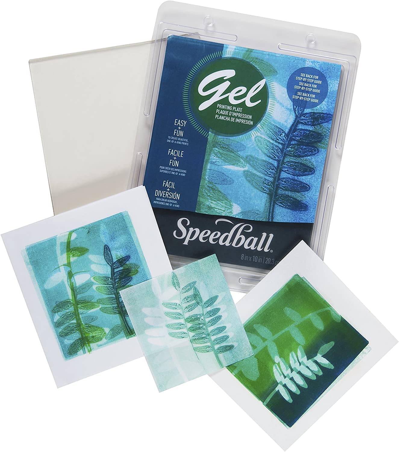 Speedball Gel Printing Plates, 5" x 5", for Block Monoprinting