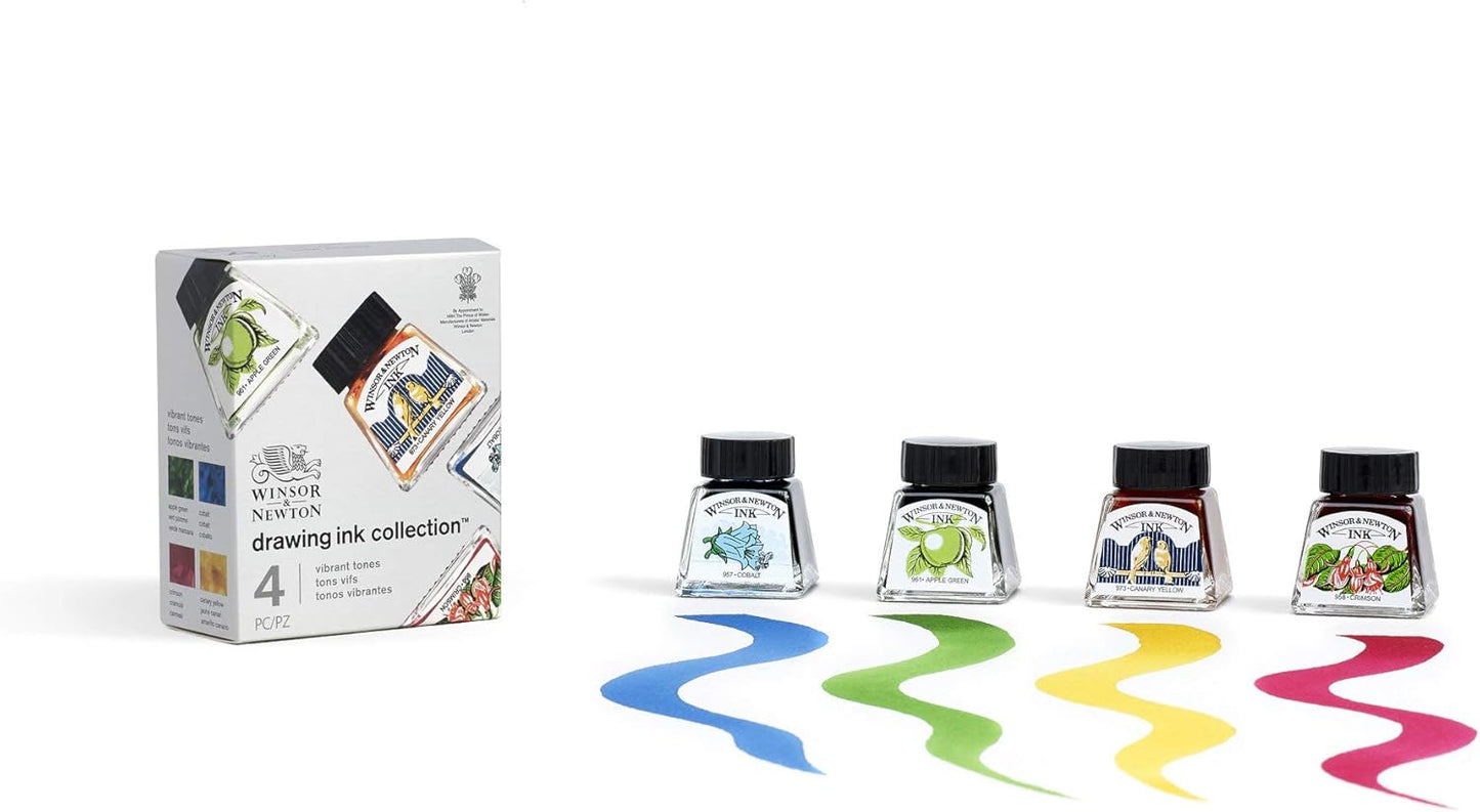 Winsor & Newton Drawing Ink, 14ml Bottle, Purple