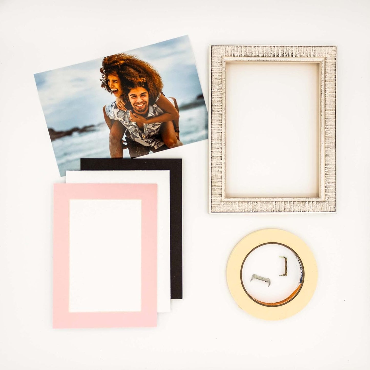 5x7 Mat for 8.5x11 Frame - Precut Mat Board Acid-Free Show Kit with Backing Board, and Clear Bags Soft Pink 5x7 Photo Matte Made to Fit a 8.5x11 Picture Frame Matboard for Framing, Pack of 100 Mats