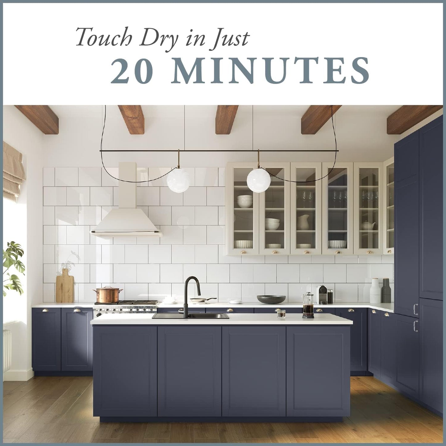 AMY HOWARD AT HOME Chalk-Based One Step Paint for Furniture, Cabinetry, Decor, Finish, and More | No Stripping, Sanding, or Priming | Dark Base | 16 Ounce | Good Man is Hard to Find