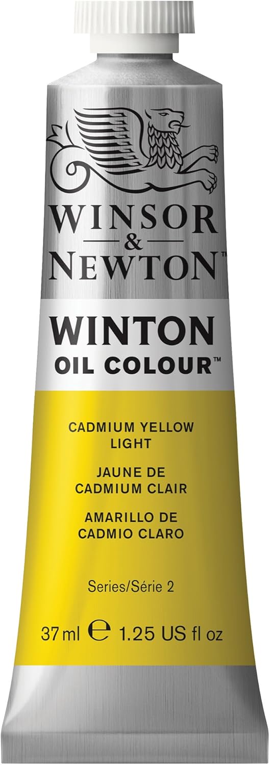 Winsor & Newton Winton Oil Color, 37ml (1.25-oz) Tube, Cadmium Yellow Light