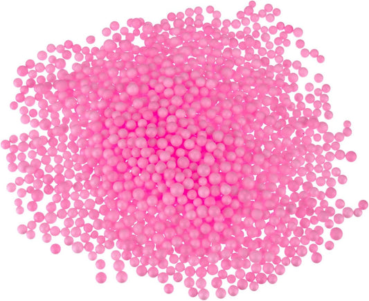 MECCANIXITY Foam Beads Foam Balls 4-6mm for Wedding and Party Decorations, Tiny Packing Balls, Arts DIY Crafts Supplies (Light Pink,1 Pack Approx 5000pcs)