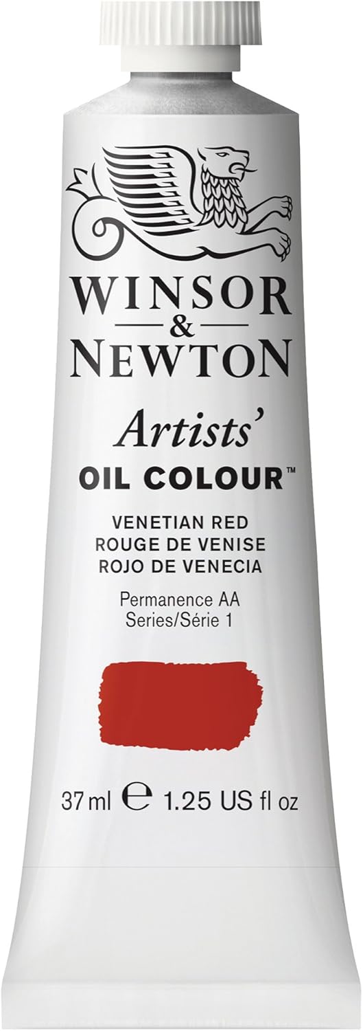 Winsor & Newton Artists' Oil Color, 37ml (1.25 oz) Tube, Venetian Red