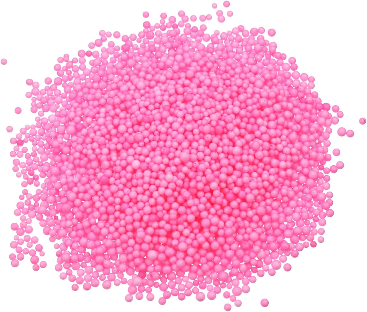 MECCANIXITY Foam Beads Foam Balls 2-3mm for Wedding and Party Decorations, Tiny Packing Balls, Arts DIY Crafts Supplies (Light Pink,1 Pack Approx 8000pcs)
