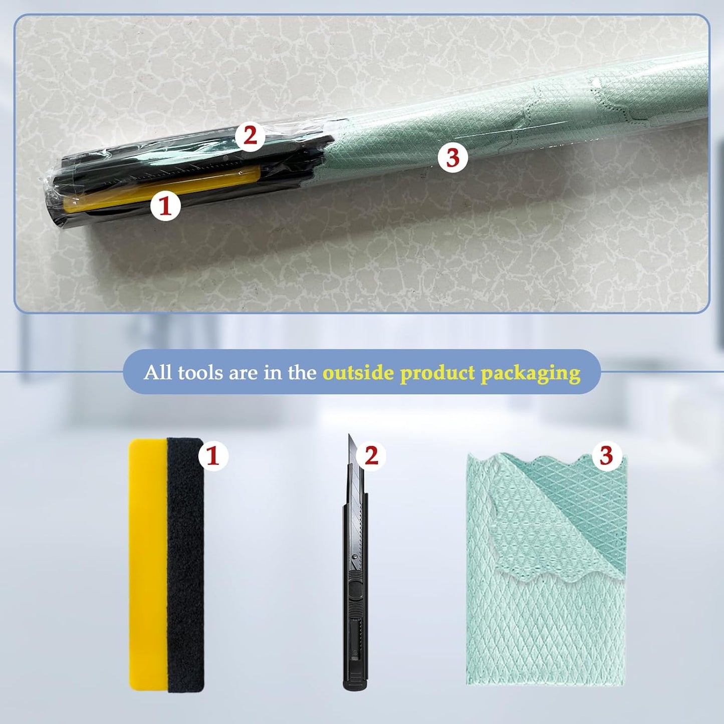 Niviy One Way Window Privacy Film with Installation Tools, Window Tint for Home, Reflective Window Film See Out Not in for Home Office,Black Silver, 23.6 Inch X 157.4 Inch